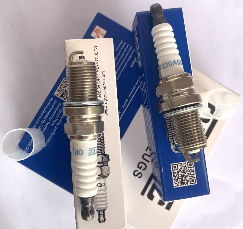 4 Piece Set of Optec OEM Spark Plug # 0242235666 / OP230A08 - Mercedes Benz